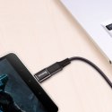 Adapter Mini przejściówka z micro USB na USB-C - czarny