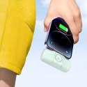 Mini powerbank 5000mAh 15W iPhone Lightning i ładowarką do Apple Watch - zielony