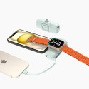 Mini powerbank 5000mAh 15W iPhone Lightning i ładowarką do Apple Watch - zielony