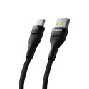 Kabel przewód Flash 2 USB-A - USB-C 100W 2m - czarny