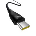 Kabel przewód Flash 2 USB-A - USB-C 100W 2m - czarny