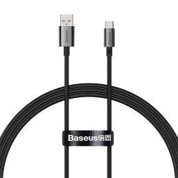 Kabel przewód Superior Series USB-A - USB-C 100W 1m - czarny