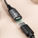 2w1 Adapter przejściówka rozdzielacz USB-C na zasilanie i słuchawki - szary