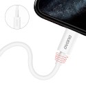 Kabel przewód L6X USB-C - iPhone Lightning PD 20W 1m - biały