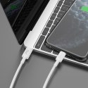 Kabel przewód L6X USB-C - iPhone Lightning PD 20W 1m - biały