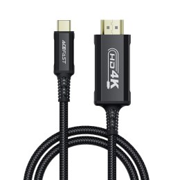 Kabel przewód audio-video USB-C - HDMI 4K 60Hz HDR 1.8m - czarny