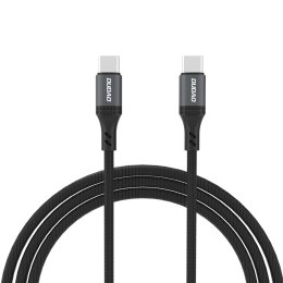 Kabel przewód z oplotem L3CC USB-C - USB-C 60W 1.2m - czarny