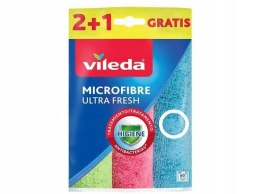 VILEDA VILEDA ŚCIERKA MIKROFIBRA ULTRA FRESH 2+1GRATIS