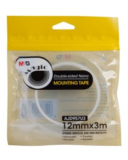 Taśma Nano Tape dwustronna przezroczysta 12mm x 3m MG