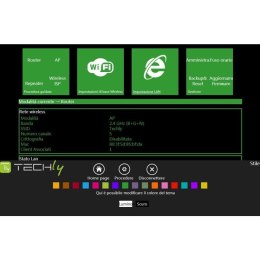 Techly I-WL-REPEATER2 router bezprzewodowy Fast Ethernet Czarny, Biały