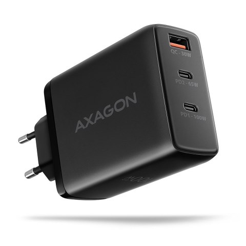 Axagon ACU-DPQ100 ładowarka do urządzeń przenośnych Komputer przenośny, Telefon komórkowy, Netbook, Laptop, Smartfon, Smartwatch