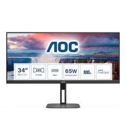 AOC V5 U34V5C/BK monitor komputerowy 86,4 cm (34