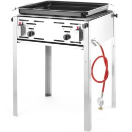 Grill gazowy z patelnią Grill Master Maxi 590x480mm 11.6kW - Hendi 154717