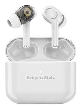 Kruger & Matz Dual Driver M4 PRO Słuchawki douszne TWS stereo Bluetooth białe