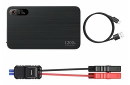 Powerbank/Rozrusznik Baseus Pro+ Car Jump Starter, 12000mAh, 1200A, USB (czarny)