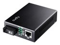 Cudy MC100GSB-60A konwerter sieciowy 1000 Mbit/s Multifunkcyjny, Pojedynczy Czarny