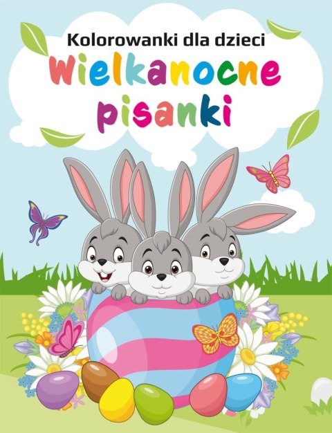 Kolorowanki dla dzieci. Wielkanocne pisanki