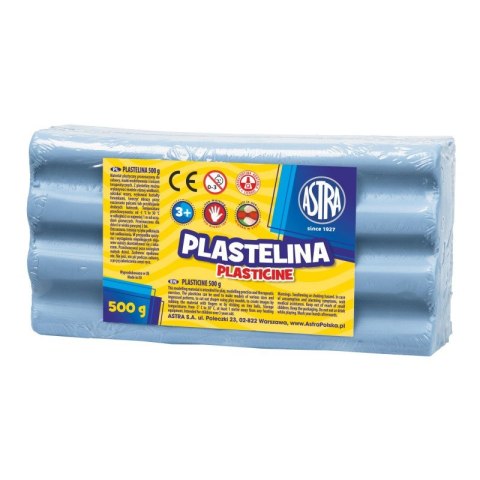 Plastelina Astra 500g niebieska jasna