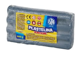 Plastelina metaliczna Astra 500g srebrna