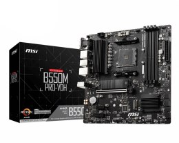 MSI B550M PRO-VDH płyta główna AMD B550 Socket AM4 micro ATX