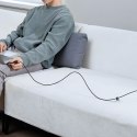 2x Kabel przewód Cafule USB-C - USB-C 100W 2m - czerwono-czarny i czarno-szary