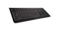 CHERRY DW 3000 klawiatura Dołączona myszka Uniwersalne RF Wireless AZERTY Francuski Czarny