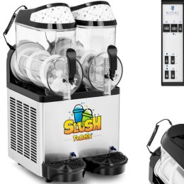 Granitor maszyna do napojów slush sorbetów smoothies podwójna 600 W 2 x 10 l