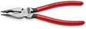 KNIPEX SZCZYPCE UNIWERSALNE Z OSTRO ZAKOŃCZONYMI SZCZĘKAMI 185MM