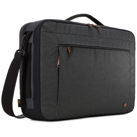 Case Logic Case Logic | Pasuje do rozmiaru 15,6 " | Era Hybrid Briefcase | Messenger - Briefcase/Backpack | Obsidian | Pasek na ramię