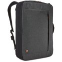 Case Logic Case Logic | Pasuje do rozmiaru 15,6 " | Era Hybrid Briefcase | Messenger - Briefcase/Backpack | Obsidian | Pasek na ramię