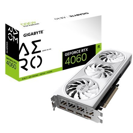 Gigabyte Gigabyte | GeForce RTX 4060 AERO OC 8G | NVIDIA GeForce RTX 4060 | 8 GB