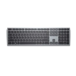 Dell Bezprzewodowa Klawiatura Dell KB700 w kolorze Titan Gray - Technologia 2.4 GHz i Bluetooth 5.0, Układ RU, Wysokość Regulowana, K