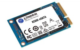 Kingston Kingston | KC600 | 512 GB | Format SSD | Interfejs SSD mSATA | Prędkość odczytu 550 MB/s | Prędkość zapisu 520 MB/s