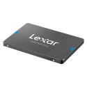 Lexar Lexar | SSD | NQ100 | 480 GB | Format SSD 2.5 | Interfejs SSD SATA III | Prędkość odczytu 550 MB/s | Prędkość zapisu 480 MB/s