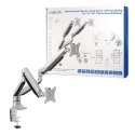 Logilink Logilink BP0043 Dual Monitor Desk mount, 13"-32",gas spring, aluminum Logilink