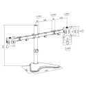 Logilink Logilink | Uchwyt biurkowy | BP0045 | 13-32 " | Maksymalna waga (udźwig) 8 kg | Czarny