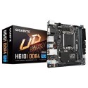 Gigabyte Gigabyte | H610I DDR4 1.0 M/B | Rodzina procesora Intel | Gniazdo procesora LGA1700 | DDR4 DIMM | Sloty pamięci 2 | Obsługiwane