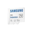 Samsung Samsung | PRO Endurance | MB-MJ256KA/EU | 256 GB | Karta pamięci microSD | Pamięć flash klasy U3, V30, Class 10 | Adapter SD