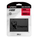 Kingston Kingston | SSD | A400 | 960 GB | Format SSD 2,5" | Interfejs SSD SATA Rev 3.0 | Prędkość odczytu 500 MB/s | Prędkość zapisu 450