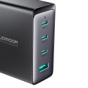 Ładowarka sieciowa GaN 140W wtyczka angielska UK 3x USB-C USB-A + kabel USB-C 1.2m