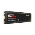 Samsung Samsung | 990 PRO | 1000 GB | Format SSD M.2 2280 | Interfejs SSD PCIe Gen4x4 | Prędkość odczytu 7450 MB/s | Prędkość zapisu 690