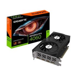 Gigabyte Gigabyte | GV-N4060WF2OC-8GD 1.0 | NVIDIA | 8 GB | GeForce RTX 4060 | GDDR6 | Ilość portów HDMI 2 | PCI-E 4.0 | Prędkość taktowa