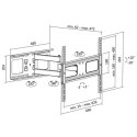 Logilink Logilink BP0028 TV Wall mount, 37"-70", tilt +10°-20°,swievel +-90°, 475mm Logilink | Wall Mount | 37-70 " | Maximum weight (cap