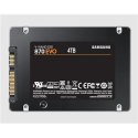 Samsung Samsung | SSD | 870 EVO | 4000 GB | Format SSD 2,5" | Interfejs SSD SATA III | Prędkość odczytu 560 MB/s | Prędkość zapisu 530 M